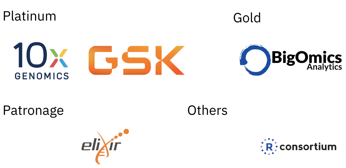 Logos of sponsors for EuroBioC2024